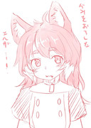 髪を下ろしたらこんなんかなって