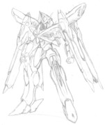 ハルファスガンダム(下描き)