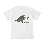 シンプルデザインTシャツ Dolphinウィンドウ公園