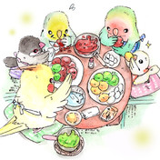 コザクラインコ ニコニコ静画 イラスト
