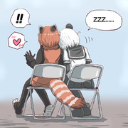 パイプ椅子って便利ですよね…！