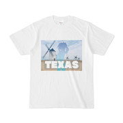 シンプルデザインTシャツ TEXASガール
