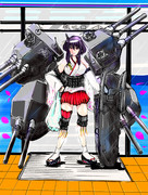 ローソンにフル装備で出撃する山城さん