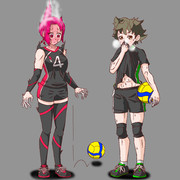 バレーボールが好きなご姉妹+α おまけ