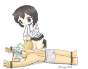 提督に水分補給する速吸