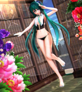 【今日のミクお姉さん】ミクお姉さんの ステキな美脚…♡