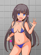 水着長島さん