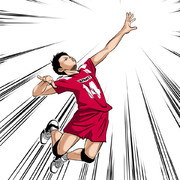 【男バレ】-イタリア戦解説-石川祐希 描いてみた。Ｗ杯2019男子バレーボールワールドカップ