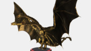 KINGGHIDORAH(KOM版):フィギュア風MMDゴジラ大図鑑81