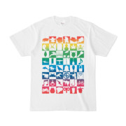 シンプルデザインTシャツ Spur_48(RAINBOW)