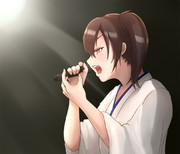 歌ってる加賀さん