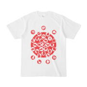 シンプルデザインTシャツ M_Ladybird(RED)