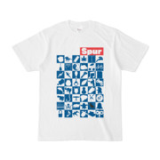 シンプルデザインTシャツ Spur_48_ON(BLUE)