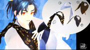 【MMD】貞ちゃんっぽいストール配布