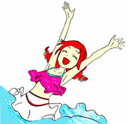 それじゃあ、ナイトプール！盛り上がっていこう！