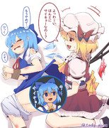 弾幕勝負で負けてしまったチルノちゃん　その１