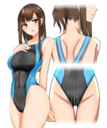 水本ゆかり×競泳水着