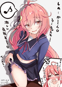 しれーか～ん♡うーちゃんと激しい夜戦を～♡なーんて…