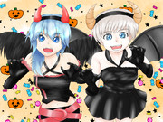 艦これ　水無月＆レーベ　「トリック・オア・トリート　だよ！」