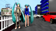 【MMDモーターフォトギャラリー2019】②　にぎやかな踏切周り。