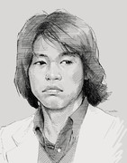 追悼似顔絵：吾妻ひでおさん