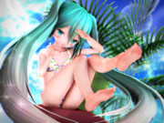 【ちびミクちゃん萌えリンク】まるまりおみあしなのぉ…っ♡//