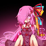 お座り片メカクレ茜ちゃん