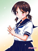 田舎娘 ニコニコ静画 イラスト