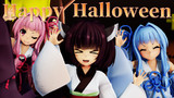 Happy Halloween【東北きりたん＆琴葉姉妹】【MMD-VOICEROID】
