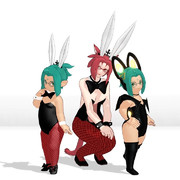 【MMD】ハロウィンコスプレセット【モデル配布】