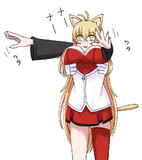 伸びるネコマキさん