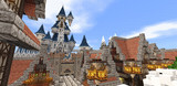 【Minecraft】MCPEで西洋の街造り７～城門と城～