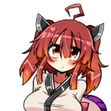 きりたんが撫でて欲しそうにこちらを見ている。