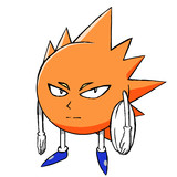 碁石を持つドンパッチ