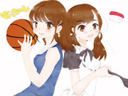 バスケ ニコニコ静画 イラスト
