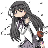 碁石を持つほむらちゃん