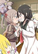 負けられない2人のポッキーゲーム