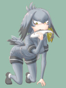 がぶがぶハシビロコウちゃん