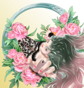 牡丹 ニコニコ静画 イラスト