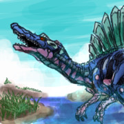 スピノサウルス ニコニコ静画 イラスト