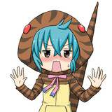 恥ずかしがるツチノコちゃん