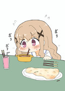 インドカレーとポッキーゲームするめぐちゃん