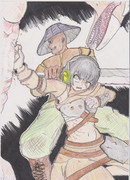 セイカさんとグリフィンさんが荒野をゆく(支援)