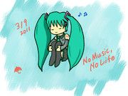 ミクの日なので描いてみた