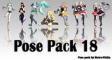 【MMD配布/MMD Pose Pack DL】18