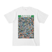 シンプルデザインTシャツ TANKER_300(GREEN)