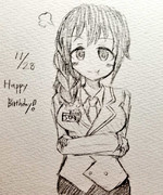 ちひろさん、昨日お祝いできなくてすみませんでした！