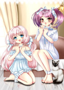 パジャマパーティー　うちの娘編