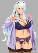 指揮官のワイシャツを着るベルファストさん