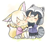 頬ずり ニコニコ静画 イラスト